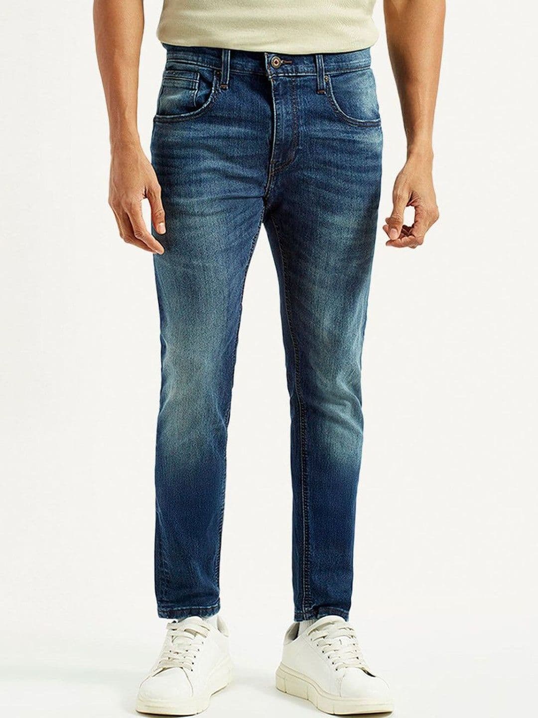 Levis Men Classic Tapered Fit Mid-Rise Light Fade Stretchable Jeans - view 1