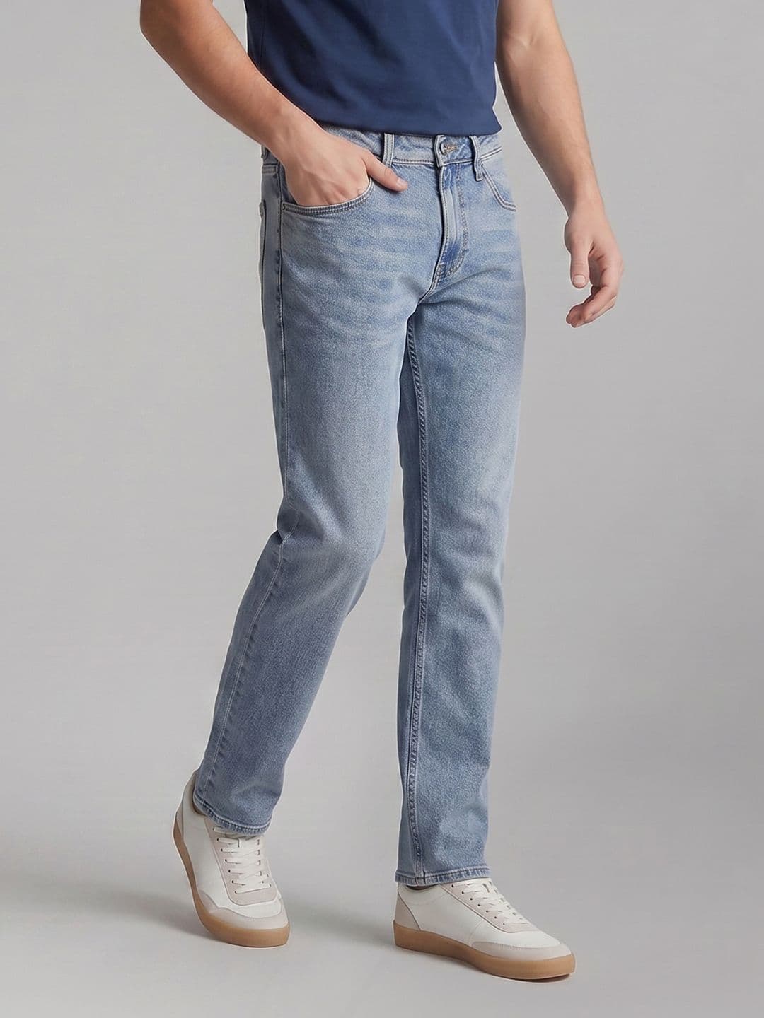 U.S. Polo Assn. Denim Co. Men Harold-Slim Straight Fit Light Fade Jeans - view 1