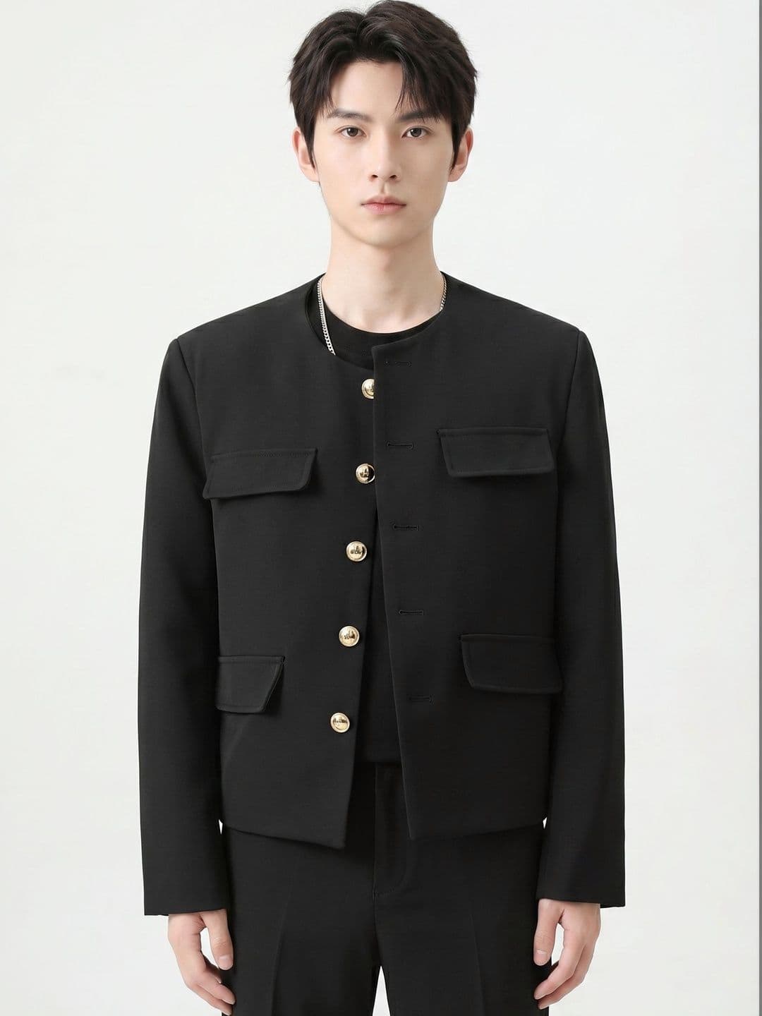 StyleCast x Revolte Men Longline Outdoor Tailored Jacket - view 1