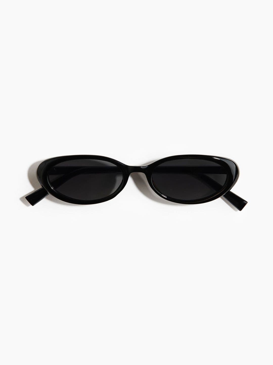 H&M Women Black Lens & Black Oval Sunglasses with - view 1