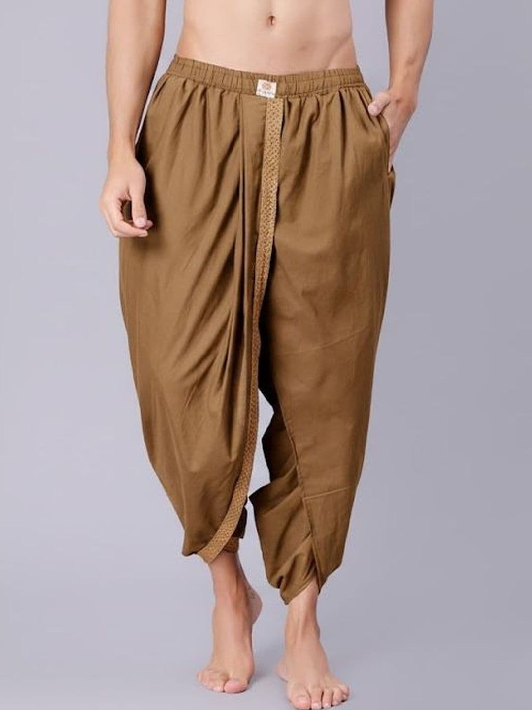 niira.co Men Embroidered Cotton Dhoti Dhotis - view 1