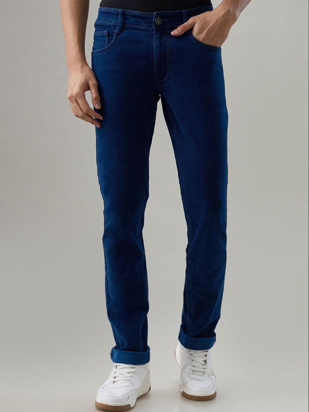 Parx Men Tapered Fit Low-Rise Stretchable Jeans - view 1