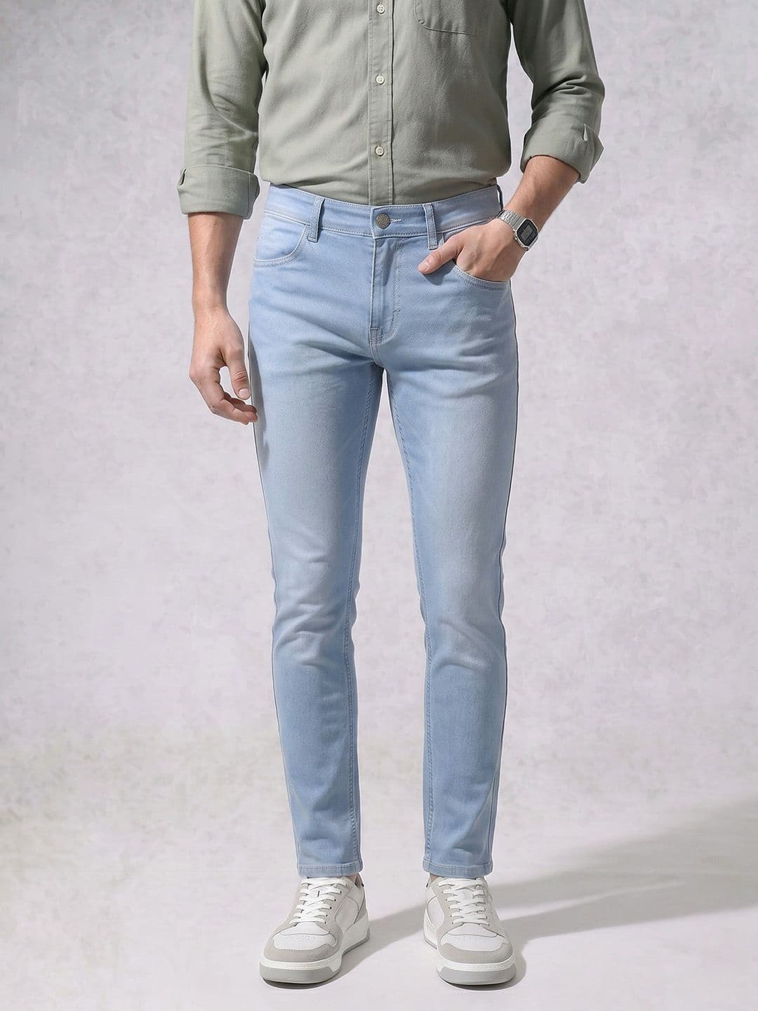 WROGN Men Slim Fit Clean Look Jeans - view 1