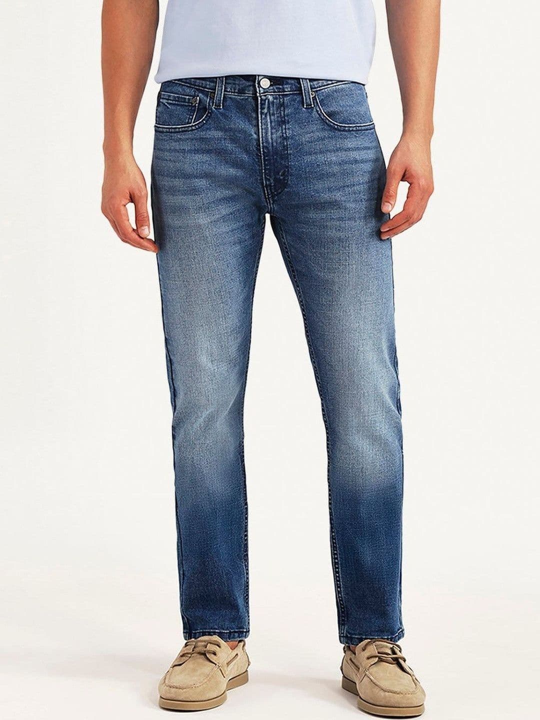 Levis Men's 512 Blue Slim Tapered Fit Mid Rise Jeans - view 1