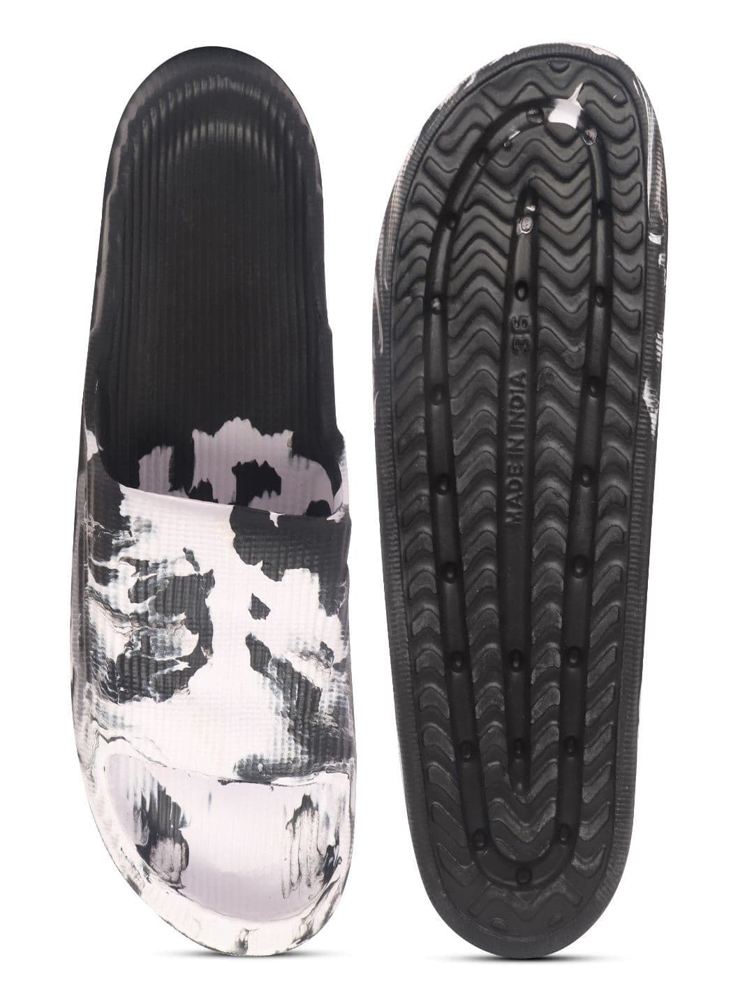 FIVEFEB Men Printed Sliders - view 1