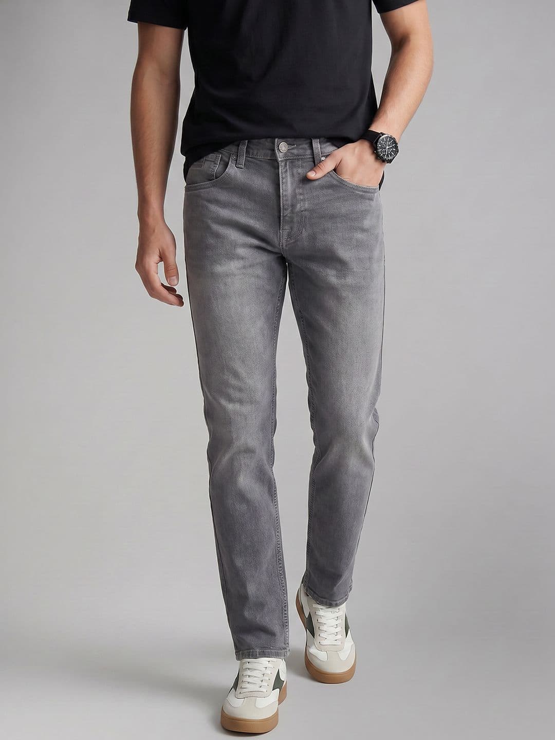 U.S. Polo Assn. Denim Co. Men Brandon Slim Tapered Fit Stretchable Jeans - view 1