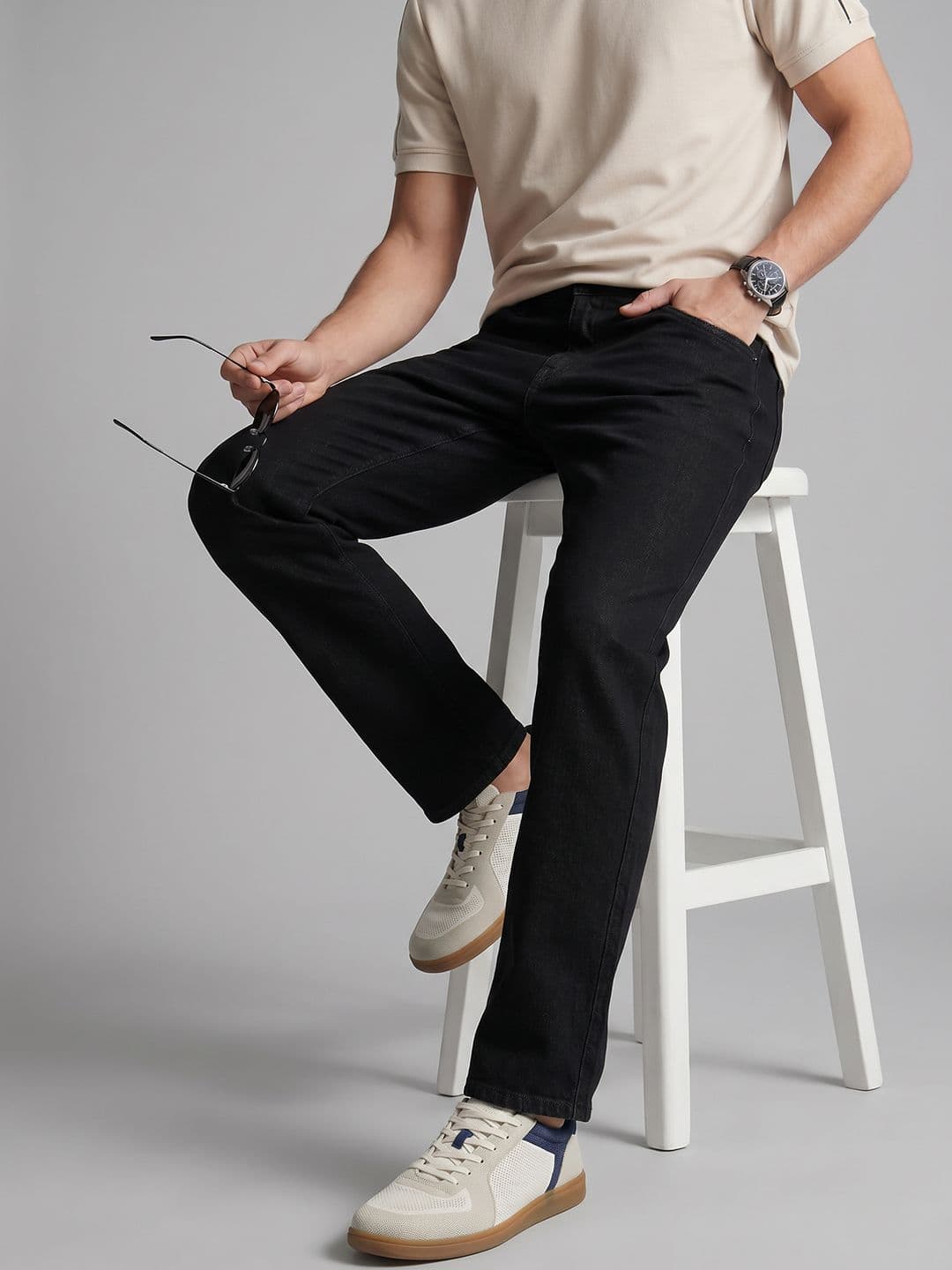 U.S. Polo Assn. Denim Co. Men Harold Slim Straight Fit Stretchable Jeans - view 1