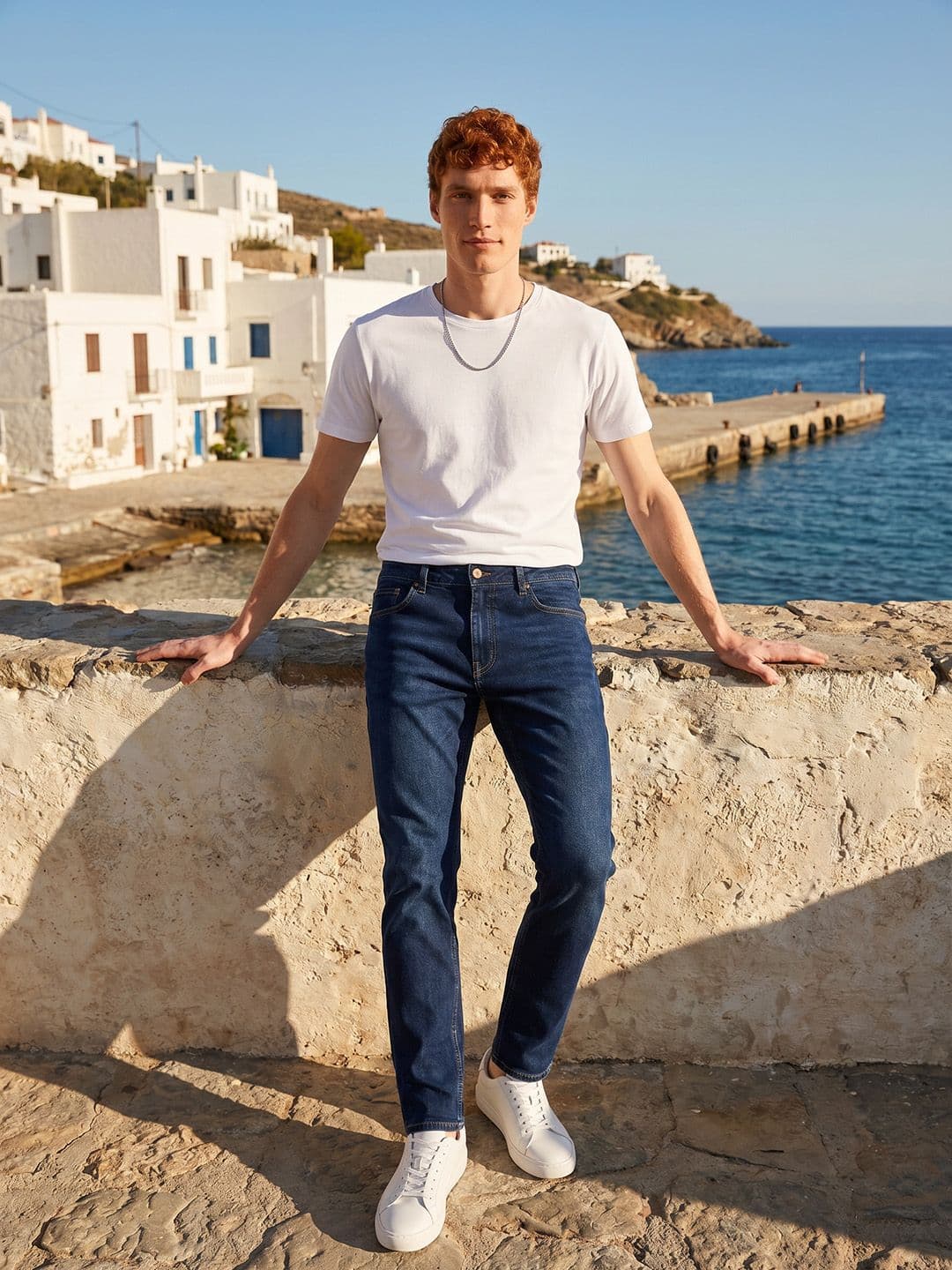 Mast & Harbour Men Smart Slim Fit Stretchable Jeans - view 1