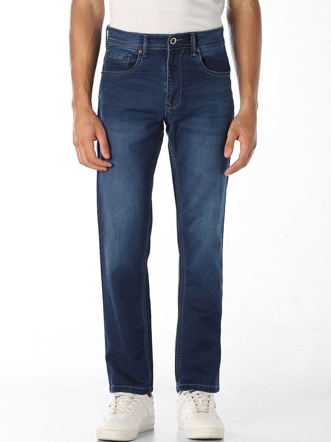 Klub Fox Men Straight Fit Low-Rise Jeans - view 1
