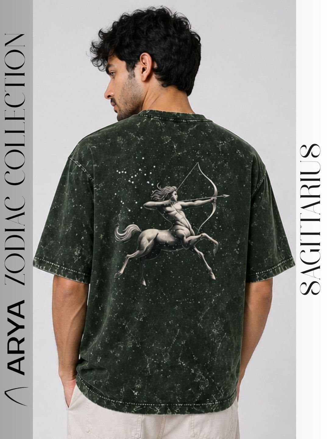 ARYA Men Dyed Pure Cotton T-shirt - view 1