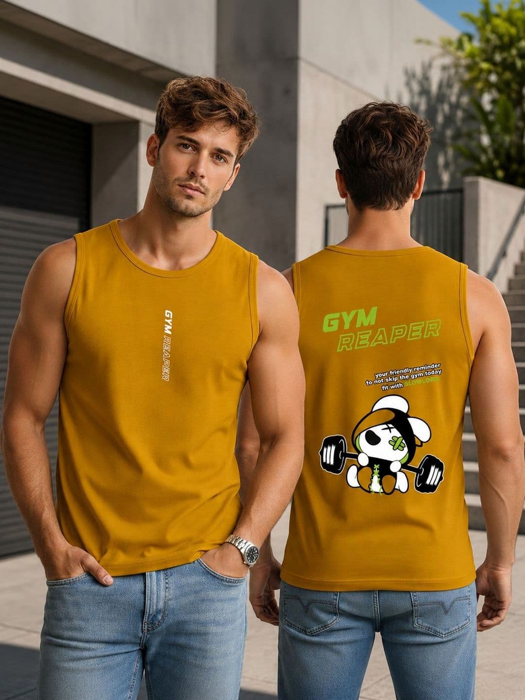 SLOWLORIS Men Typography Printed T-shirt - view 1