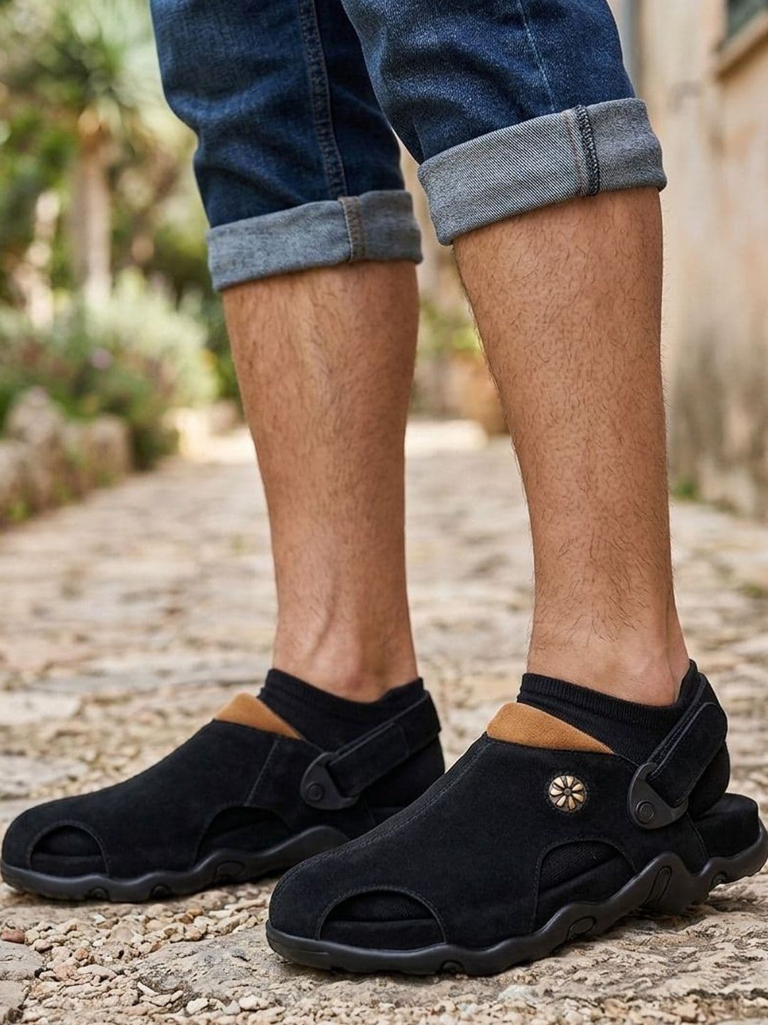 Killer Men Suede Comfort Sandals - view 1