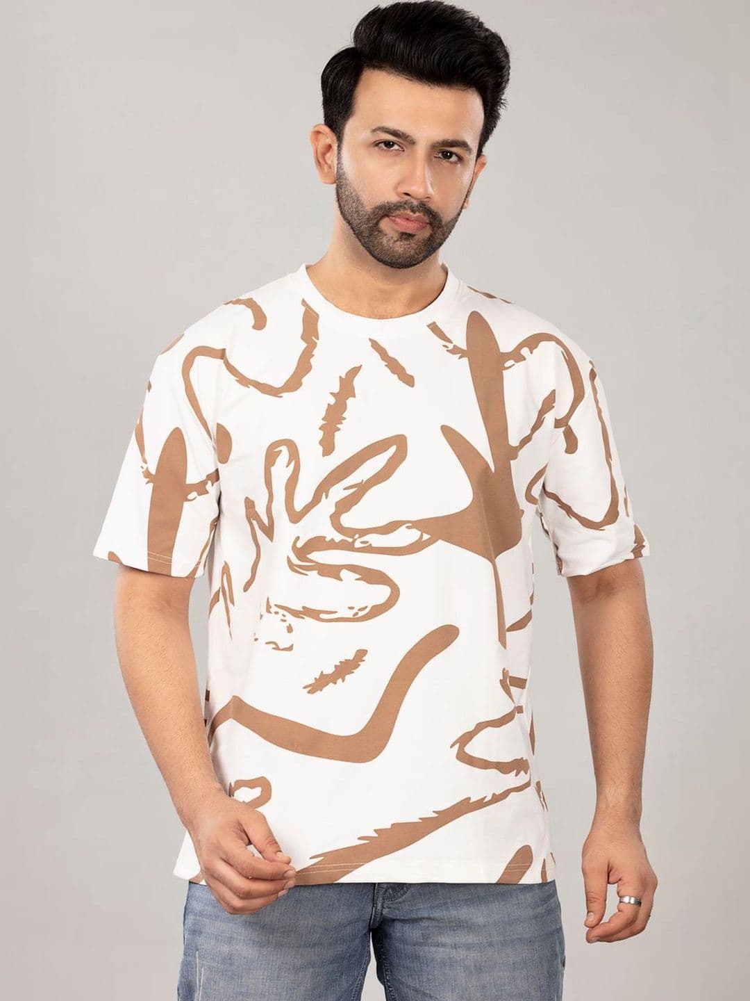 Roadster Men Printed T-shirt - view 1