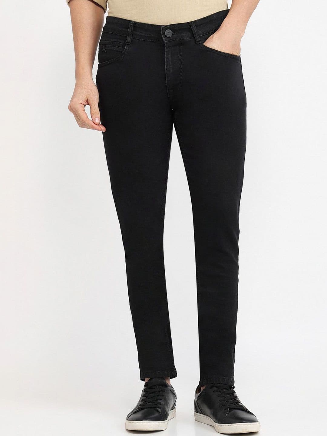 Parx Men Tapered Fit Low-Rise Stretchable Jeans - view 1