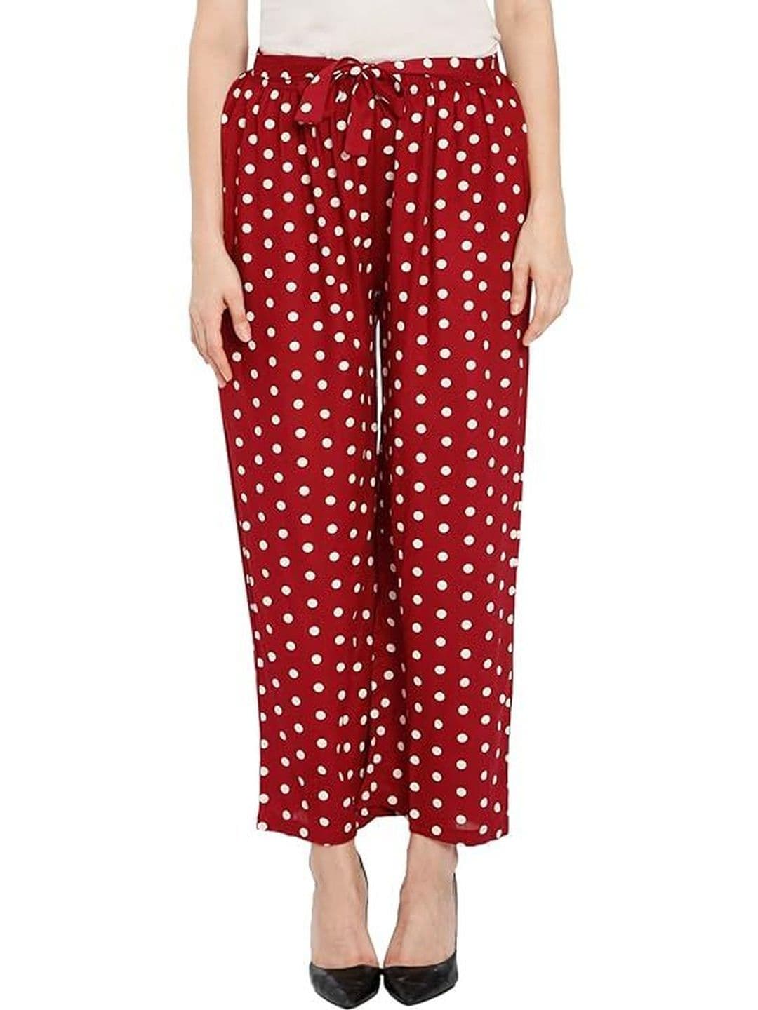 TNQ Women Polka Dot Printed Palazzos - view 1
