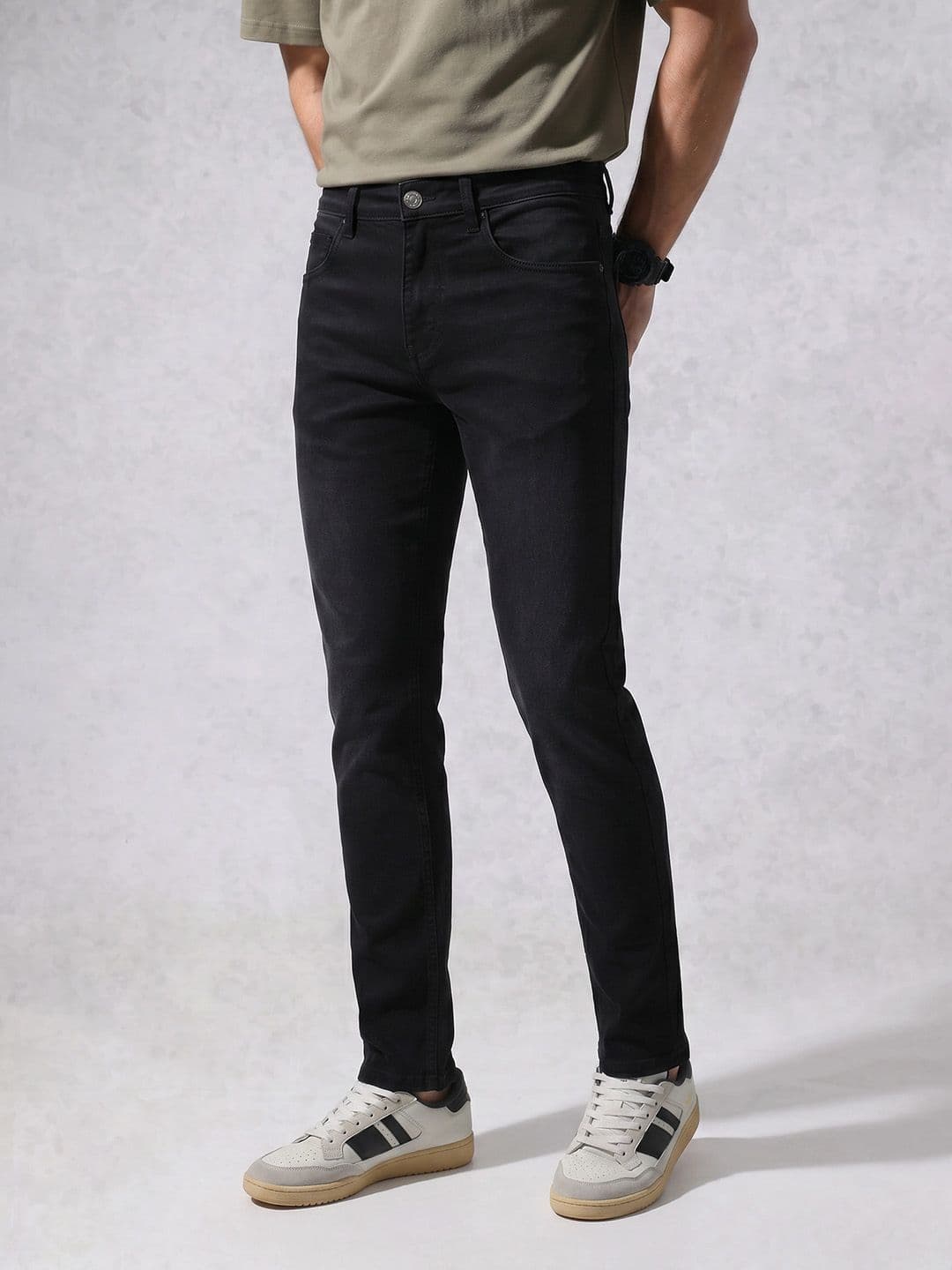 WROGN Men Slim Fit Clean Look Jeans - view 1