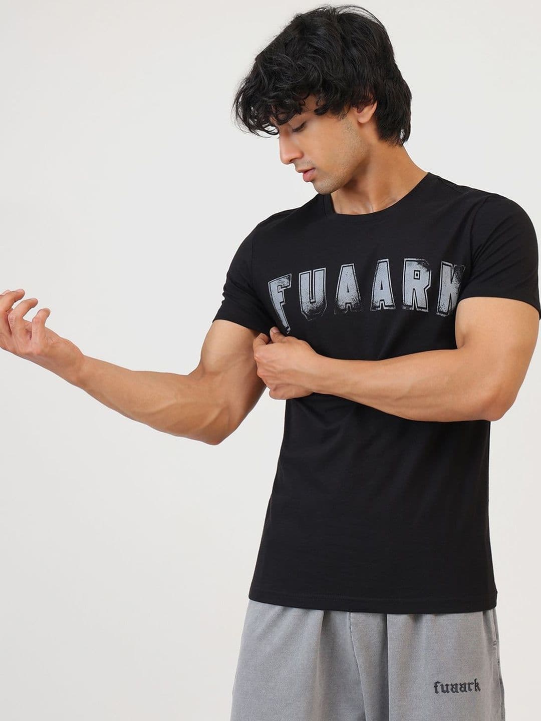 FUAARK Men Staple Slim Fit Cotton T-Shirt - view 1