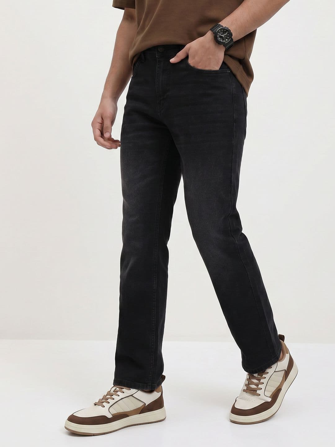 The Roadster Life Co. Men Light Fade Stretchable jeans