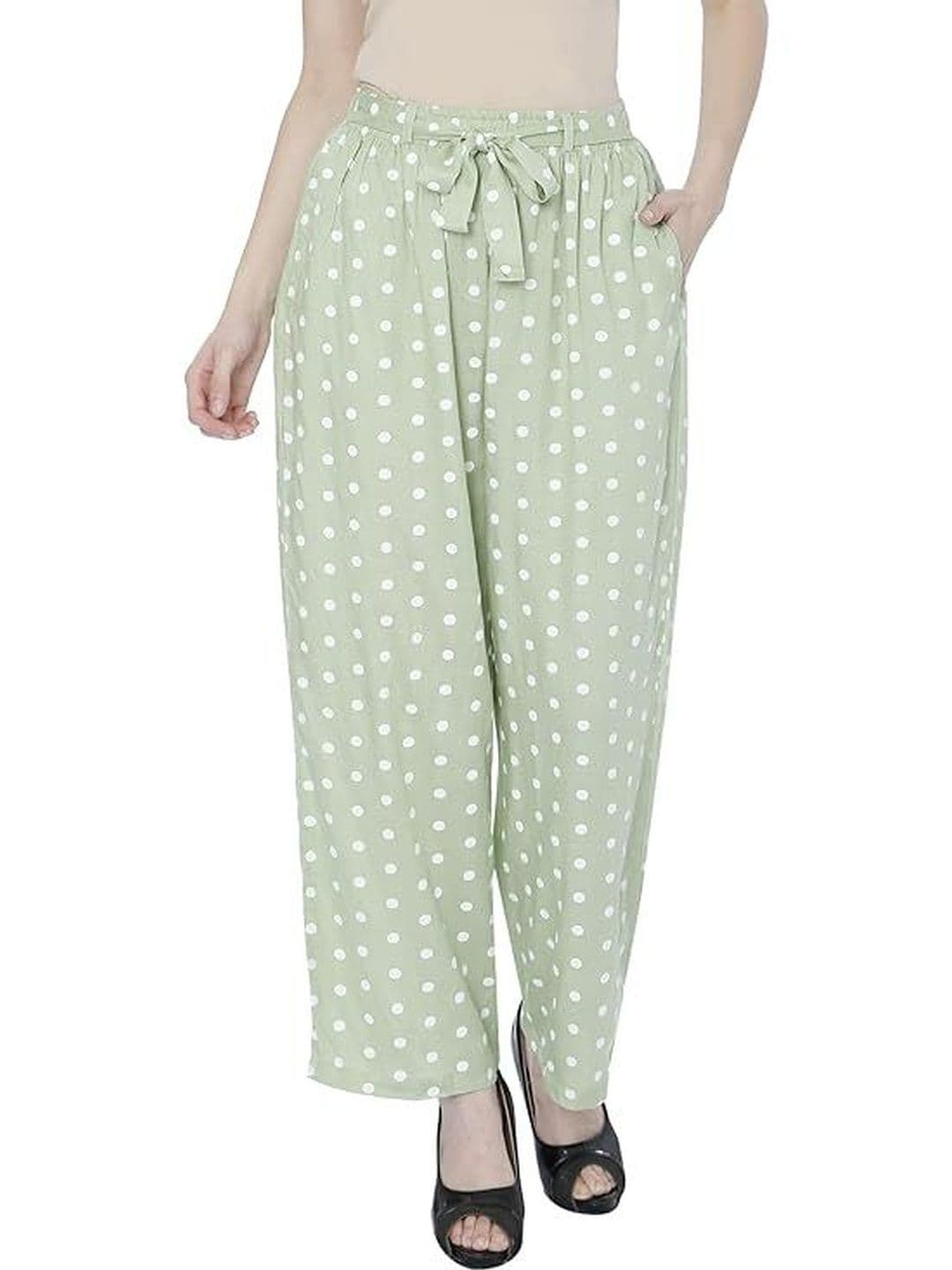 TNQ Women Polka Dot Printed Palazzos - view 1