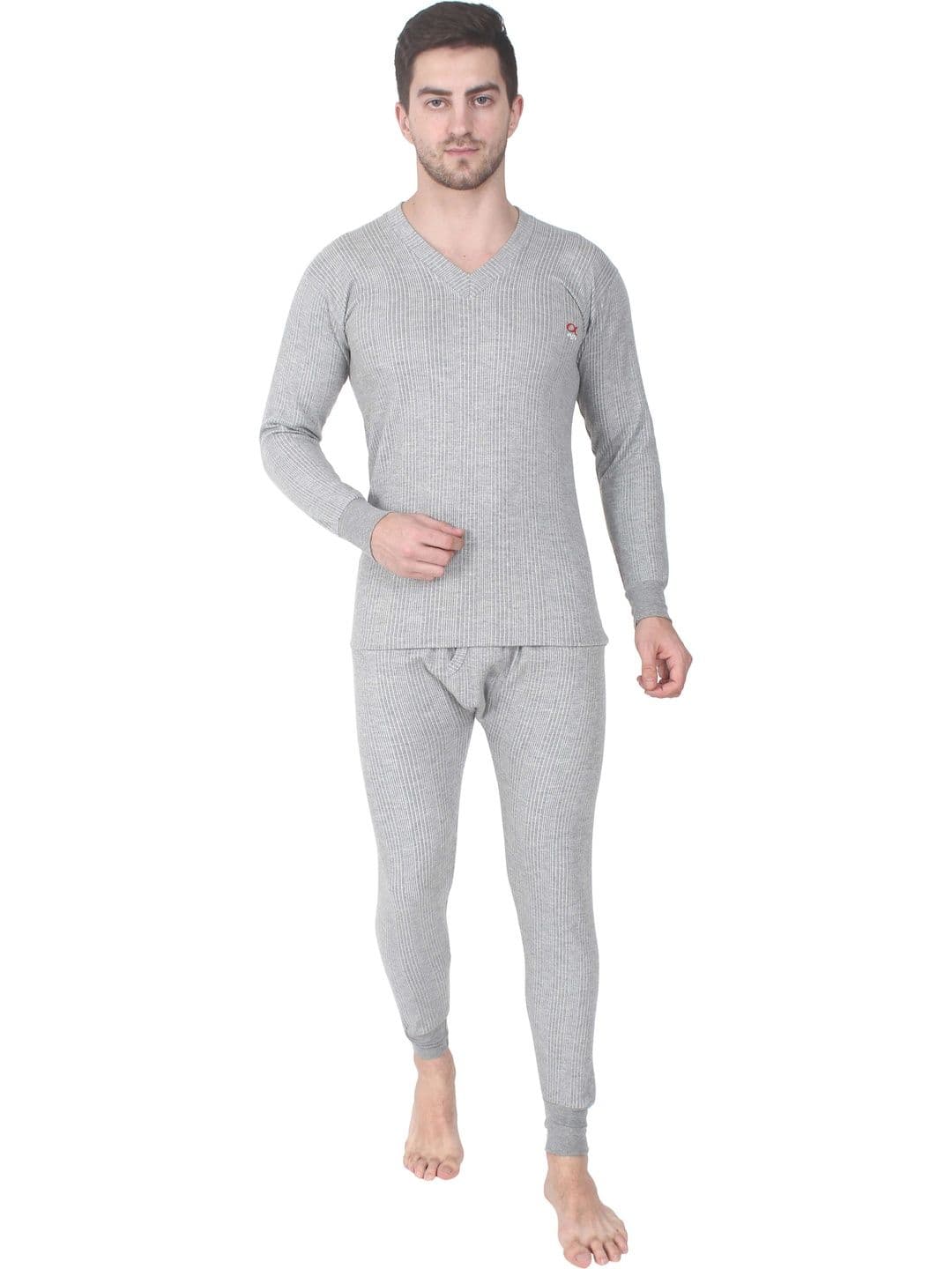 ALFA Men Cotton V-Neck Thermal Set - view 1