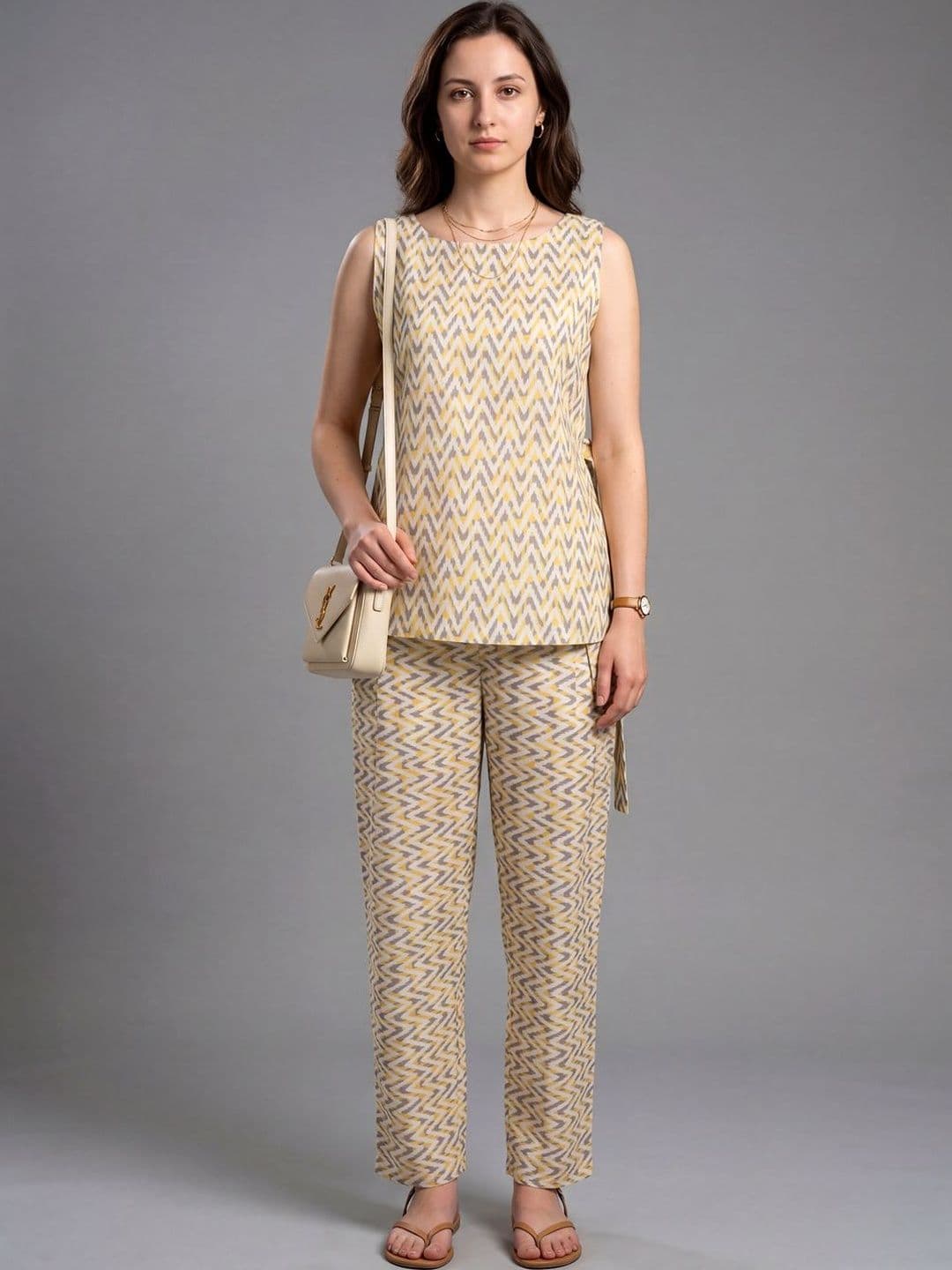 HERE&NOW Printed Top with Trousers - view 1