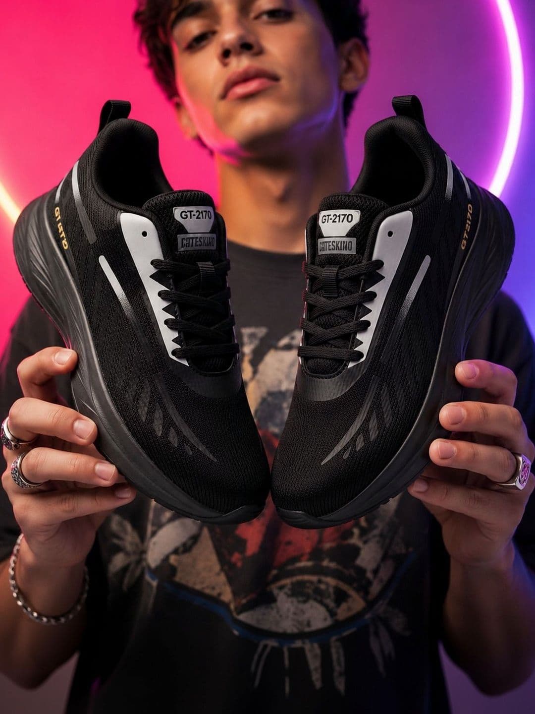 JOOTIYAPA Men Mesh Running Shoes - view 1