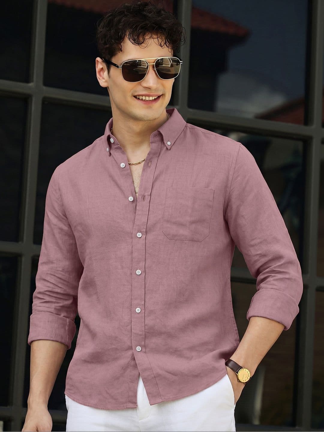 GIVUIL Men Comfort Casual Shirt - view 1
