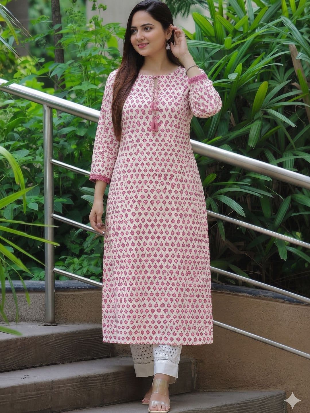 Sa Rasa Women Ethnic Motifs Printed Kurta - view 1