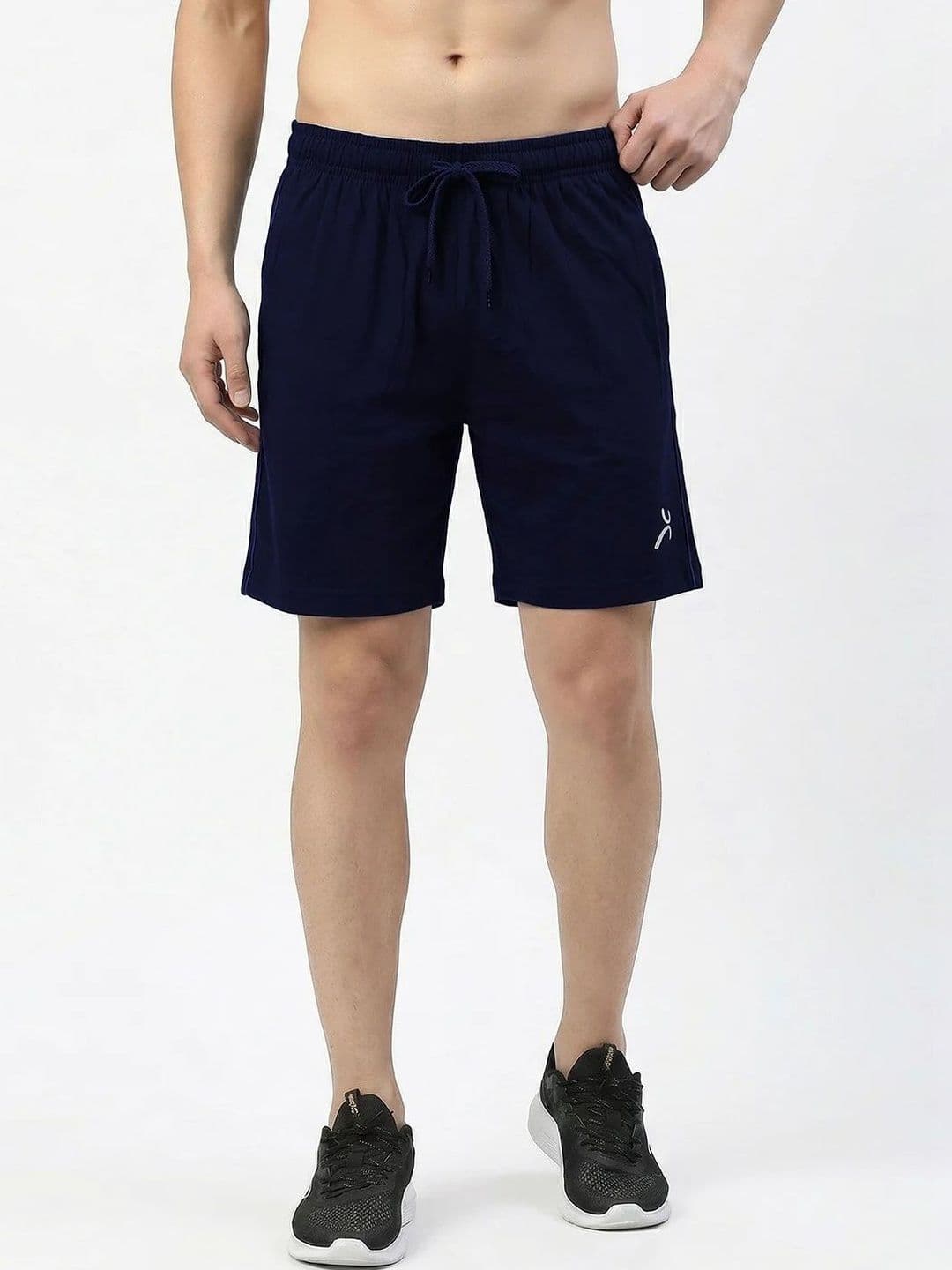 AMUL COMFY Men Ultra Soft Cotton-Rich Drawstring Lounge Shorts - view 1
