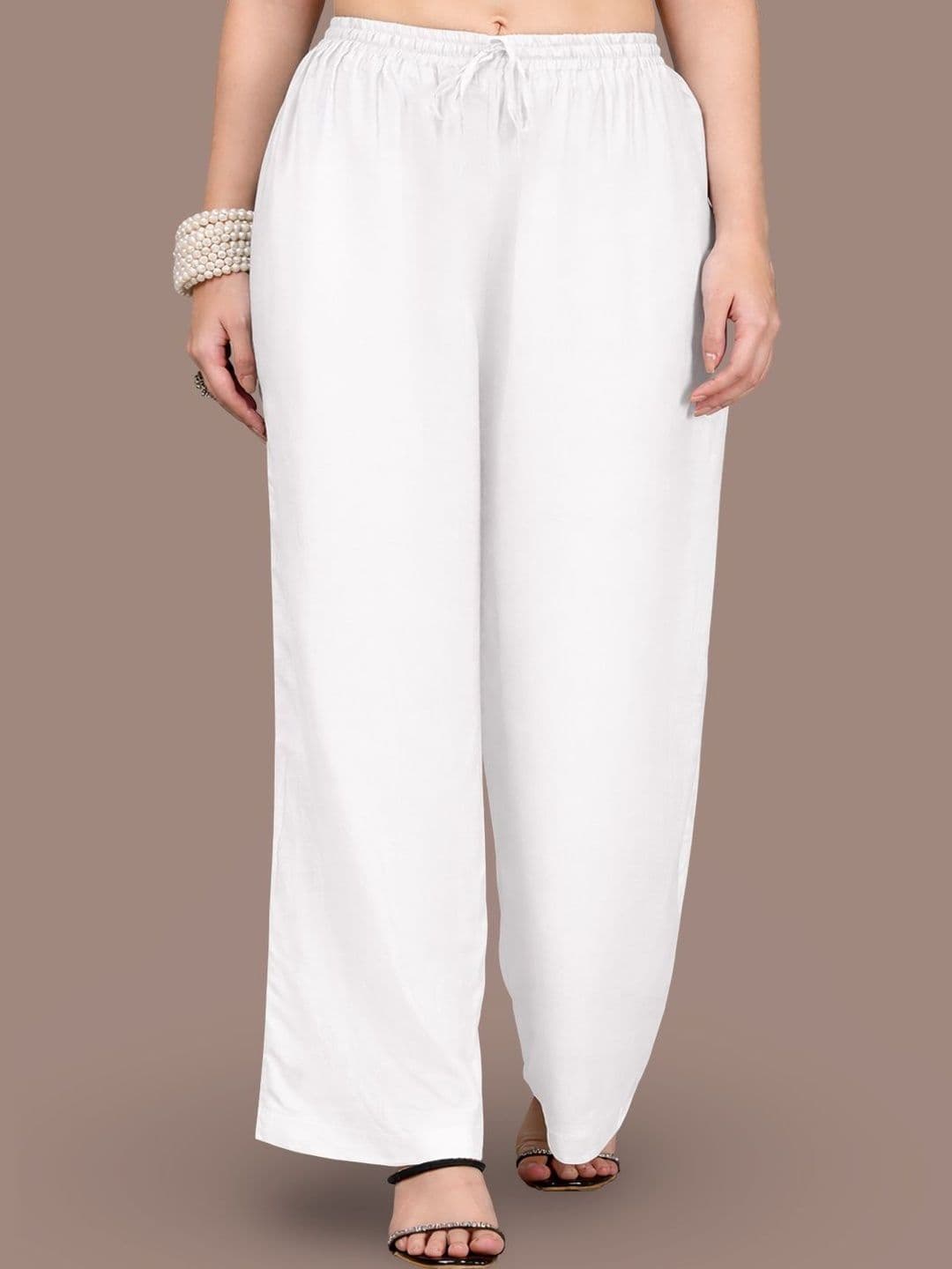 Jinfo Women Pack Of 2 Wide Leg Flared Palazzos - view 1