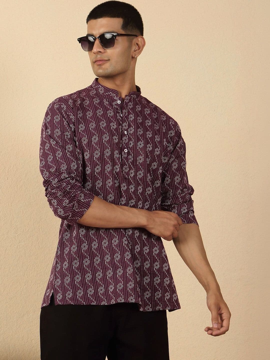 KRAFT INDIA Men Ethnic Motifs Kurta - view 1