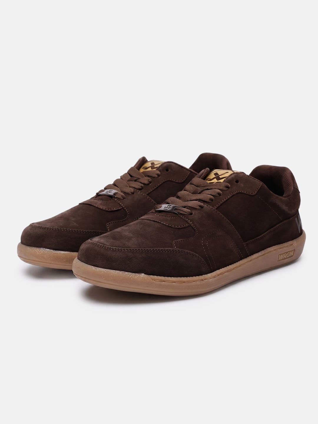 WROGN Men Suede Lace-Up Sneakers