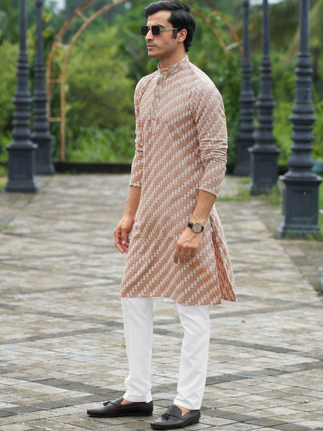 House of Pataudi Men Kurta - view 1