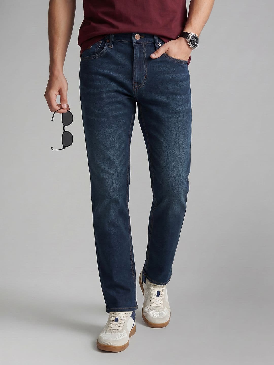 U.S. Polo Assn. Denim Co. Men Harold Slim Straight Fit Stretchable Jeans - view 1