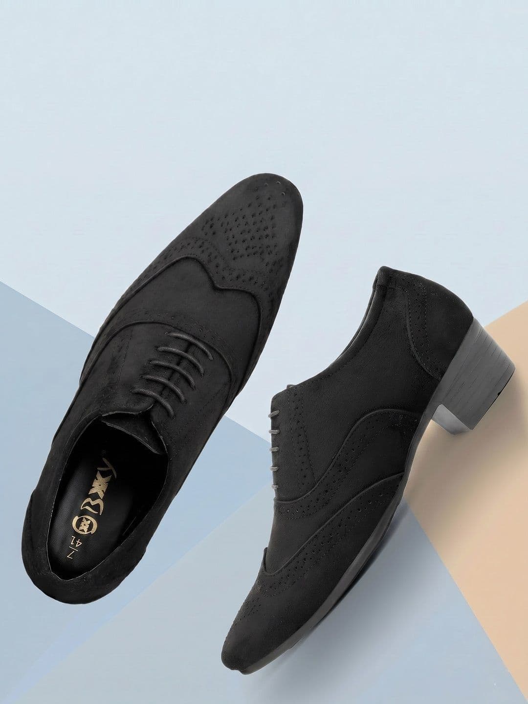 Bxxy Men Height increasing Suede Formal Brogues - view 1