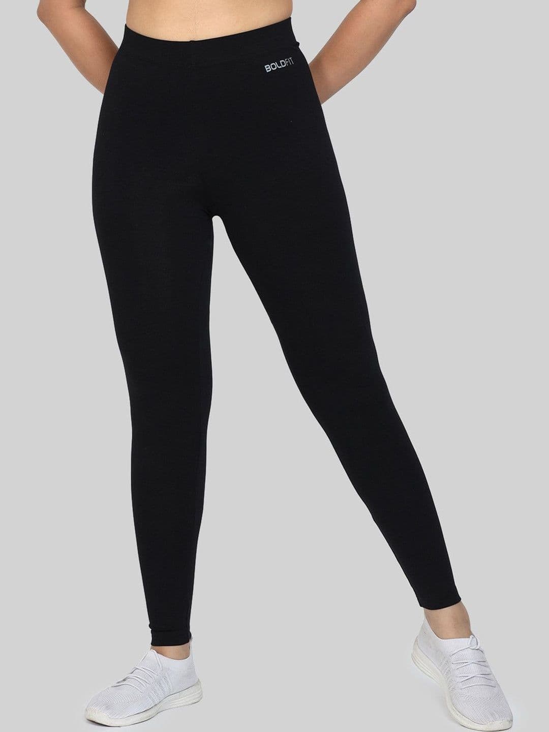 BOLDFIT Women Cotton Ankle Length Tights - view 1