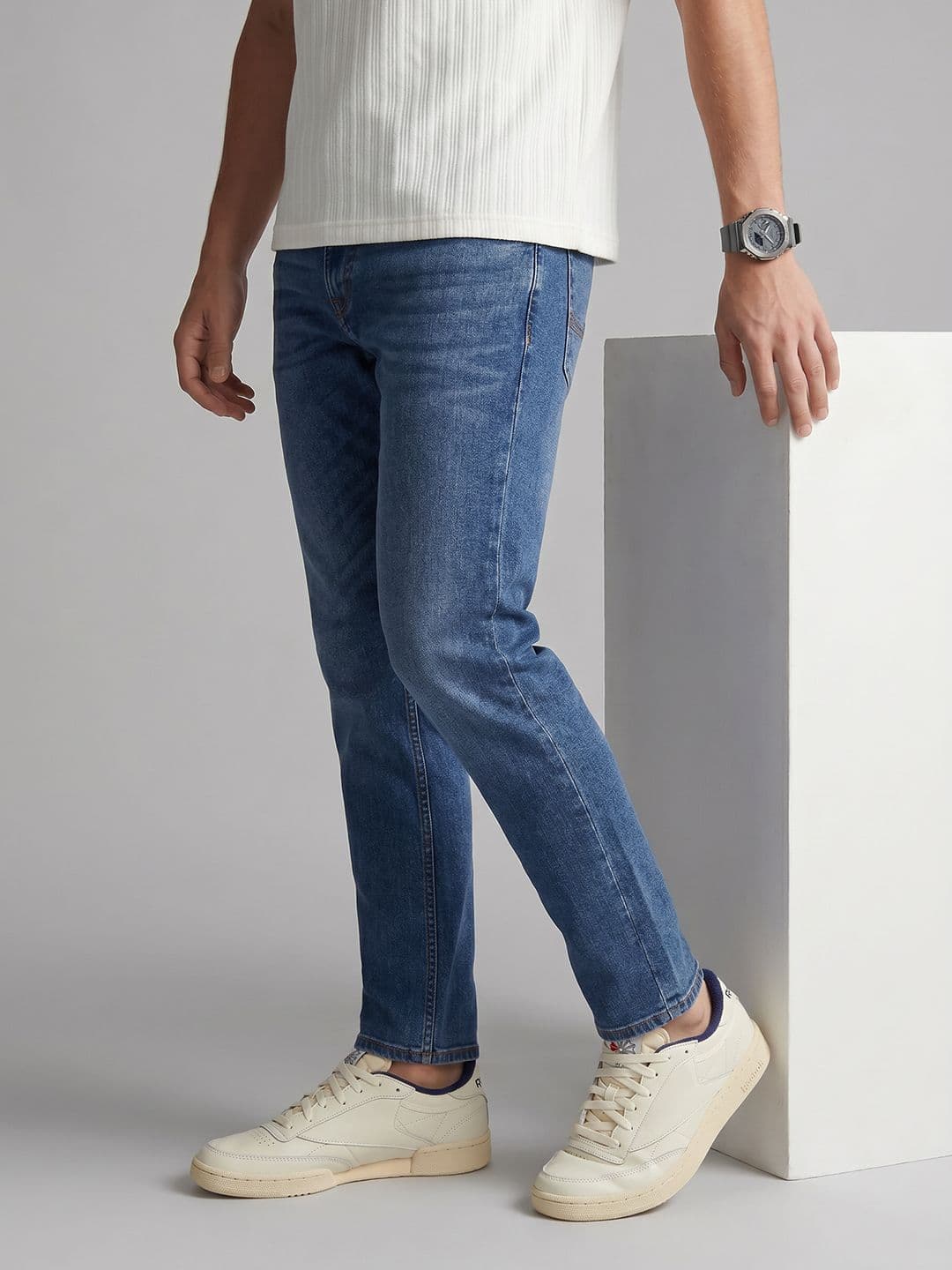U.S. Polo Assn. Denim Co. Men Slim Fit Mid-Rise Jeans - view 1