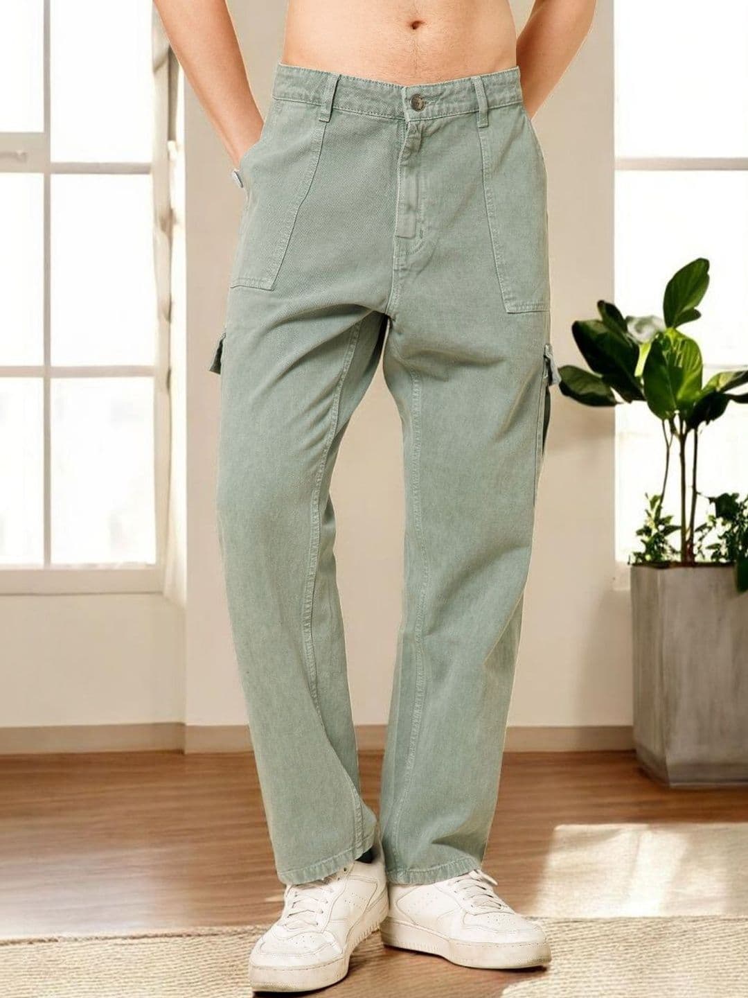 STUDIO NEXX Men Loose Relaxed Fit Mid-Rise Jeans - view 1