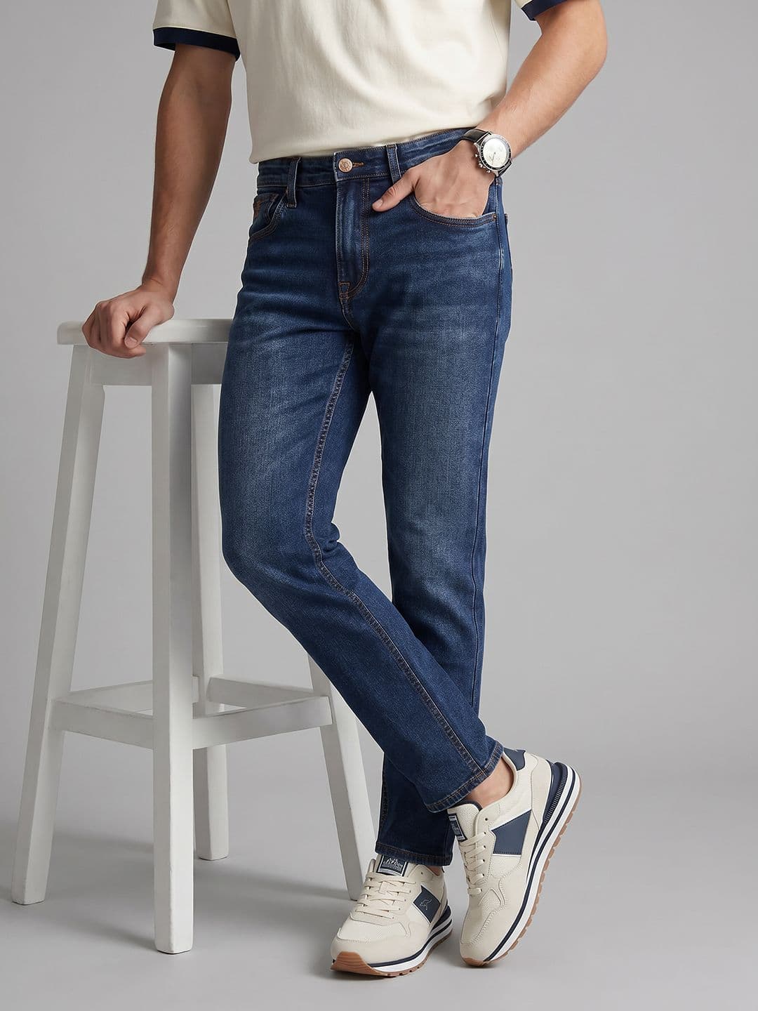 U.S. Polo Assn. Denim Co. Men Cole-Cropped Slim Fit Jeans - view 1