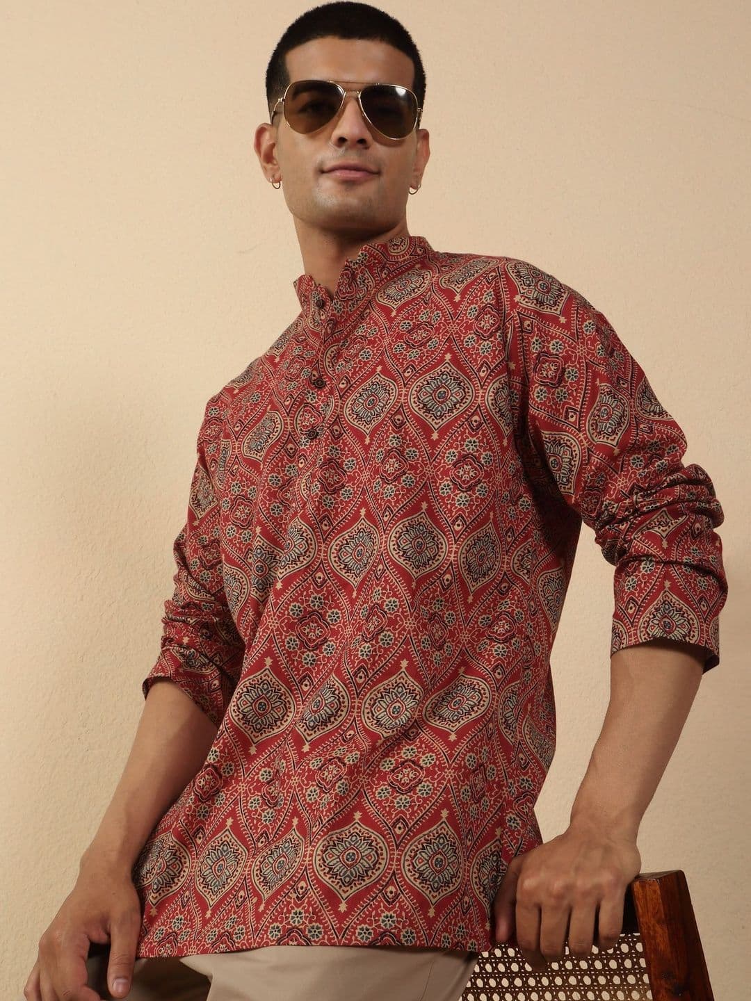 KRAFT INDIA Men Ethnic Motifs Printed Kurta - view 1