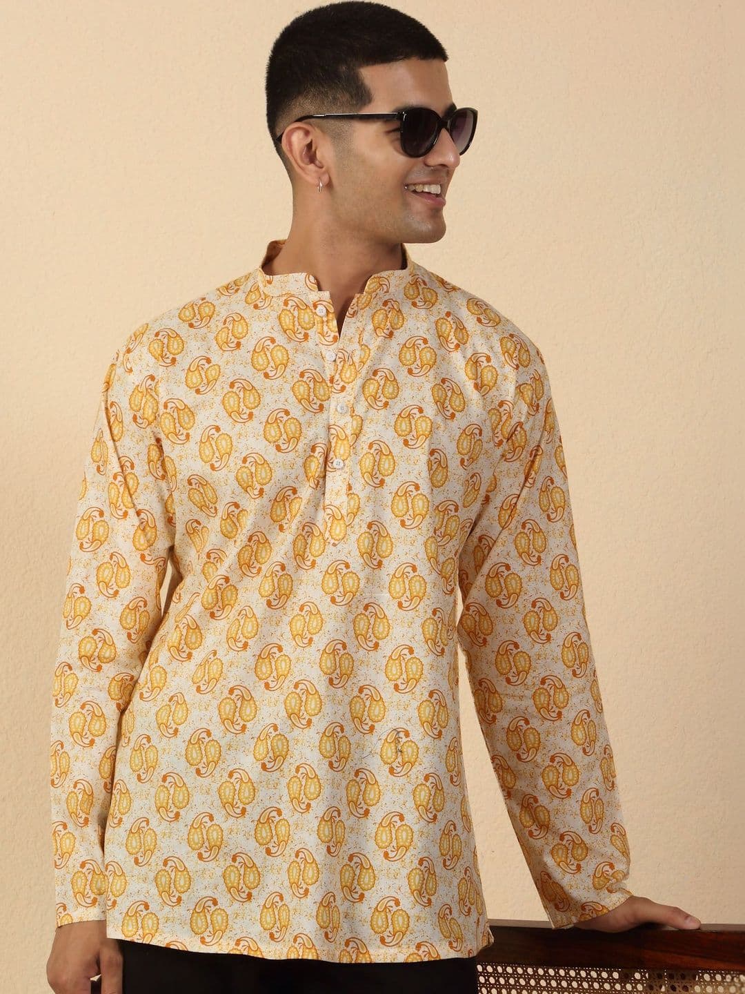 KRAFT INDIA Men Paisley Printed Kurta - view 1