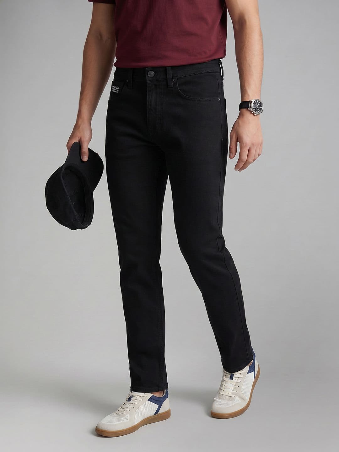 U.S. Polo Assn. Denim Co. Men Straight Fit Stretchable Jeans - view 1