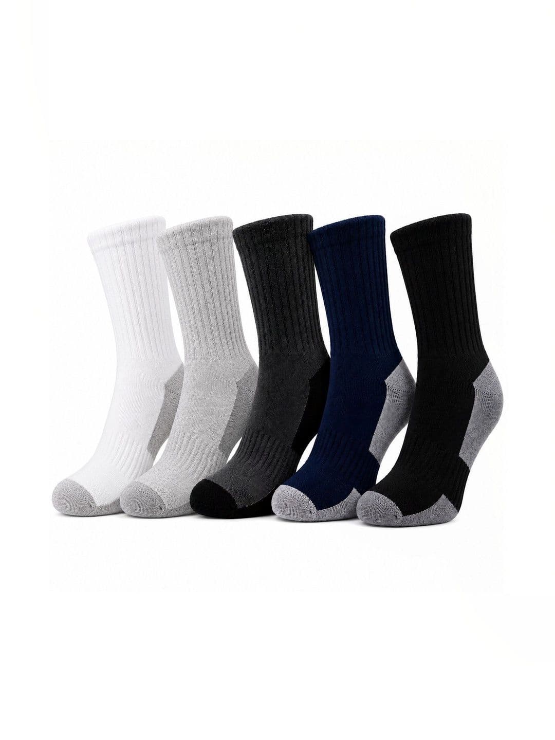 Dollar Men Pack of 5 Cotton Assorted Colourblocked Above Ankle Socks - view 1