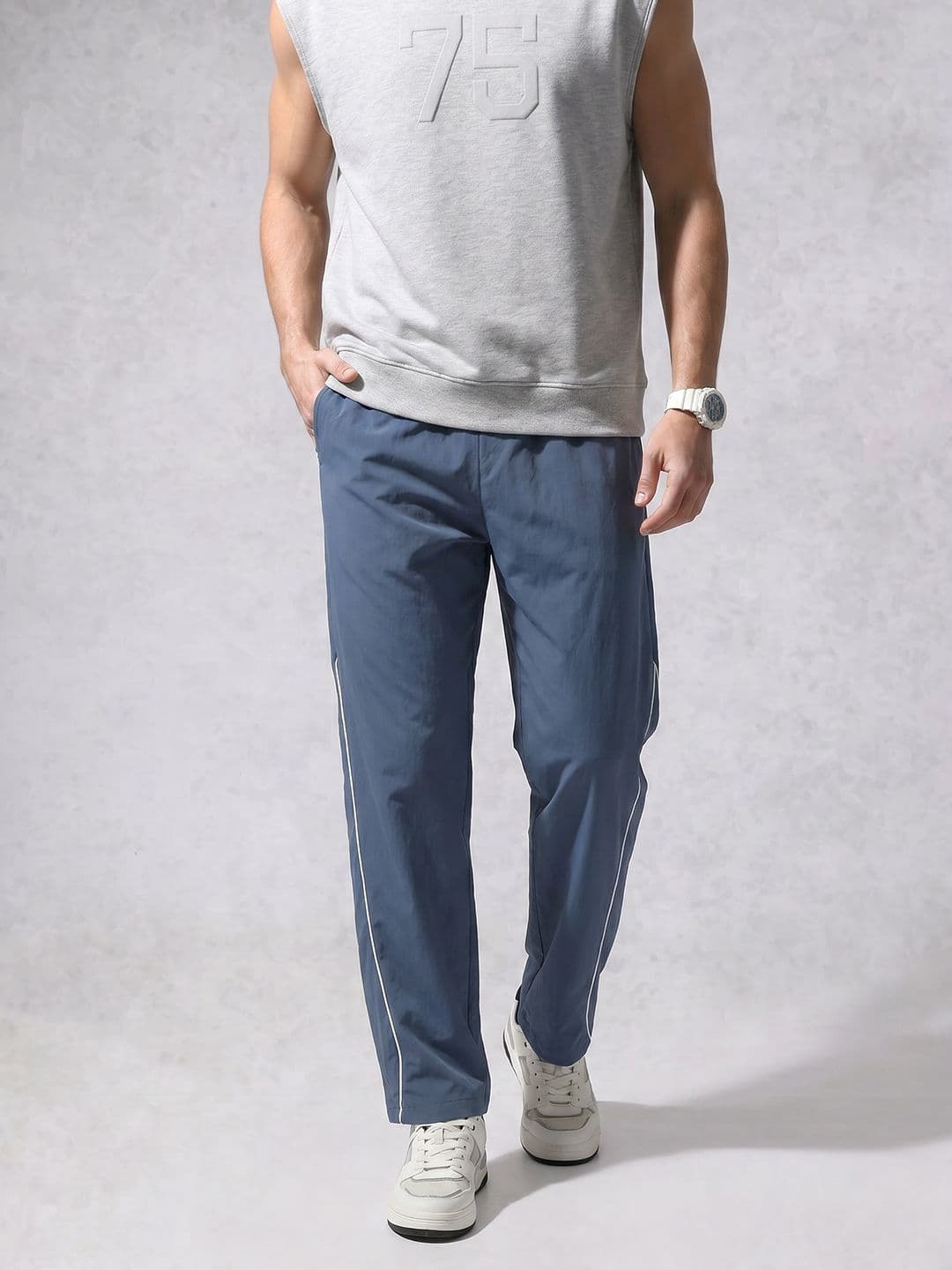 WROGN Men Relaxed Fit Training Track Pants - view 1