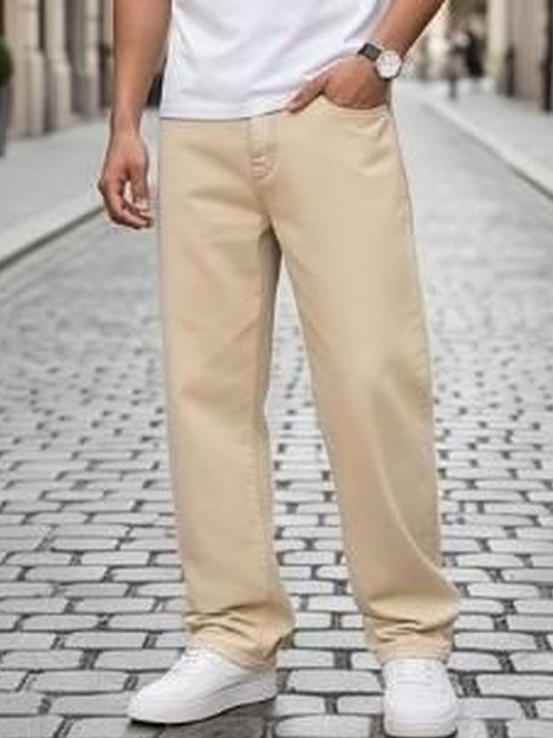 CLYVER Men Straight Fit Mid-Rise Jeans - view 1
