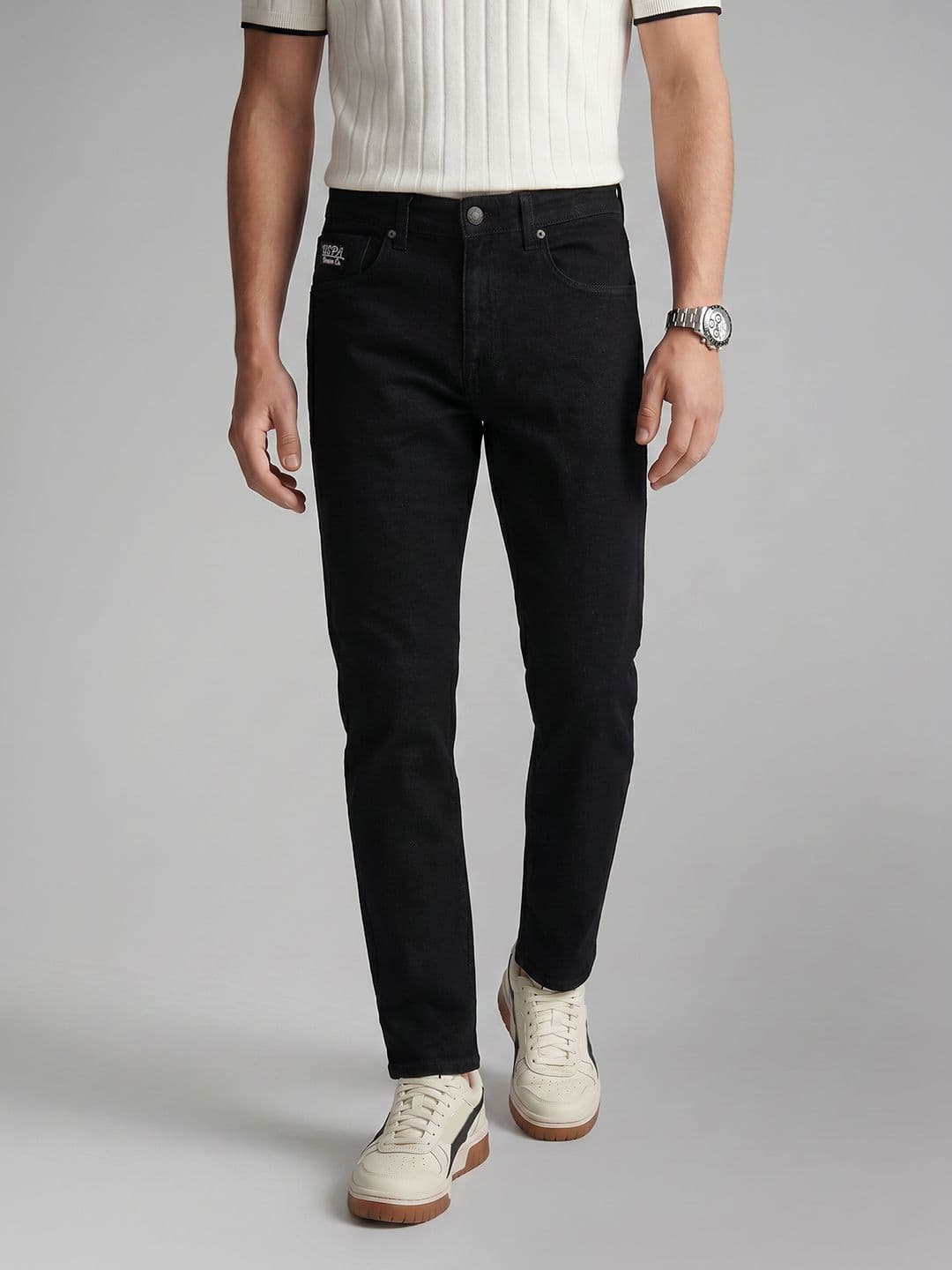 U.S. Polo Assn. Denim Co. Men Slim Fit Stretchable Jeans - view 1