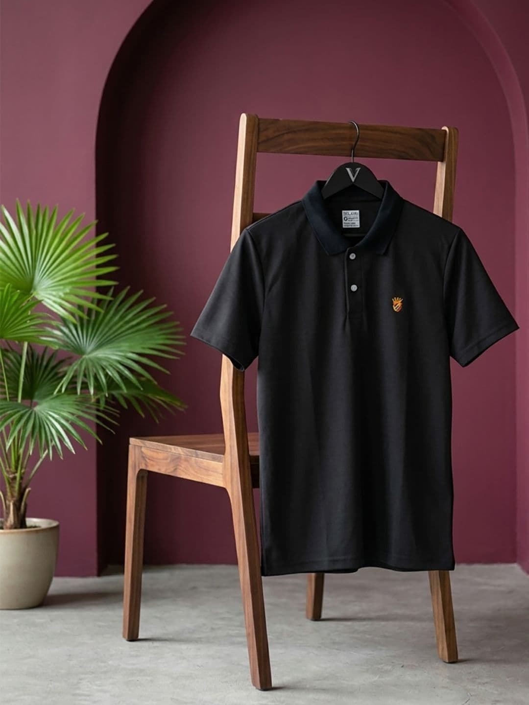 RELANE Men Brand Logo Polo Collar T-shirt - view 1