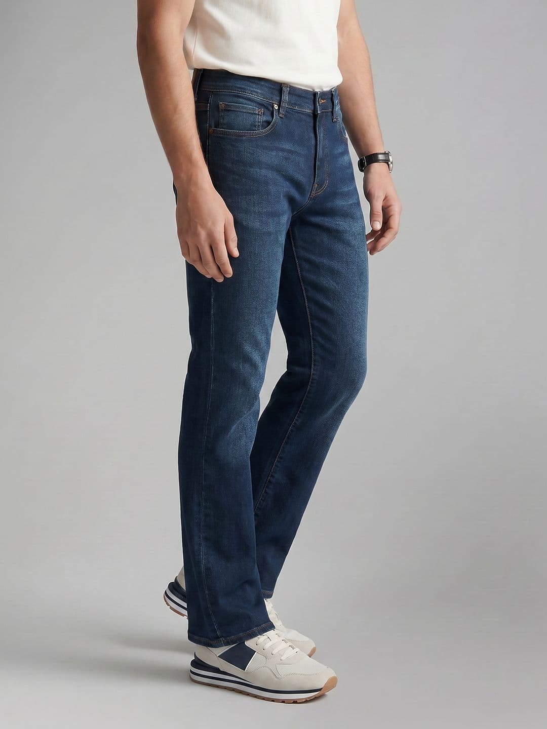 U.S. Polo Assn. Denim Co. Men Bootcut Light Fade Stretchable Jeans - view 1