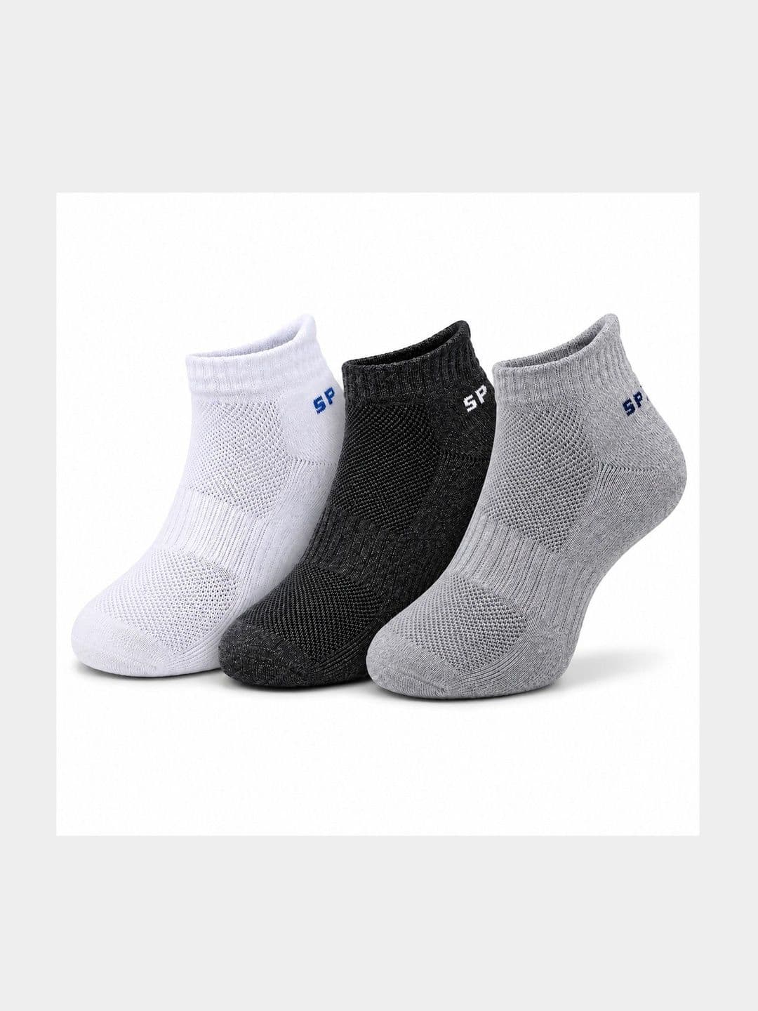 Dollar Men Pack of 3 Cotton Assorted Ankle Length Socks - view 1
