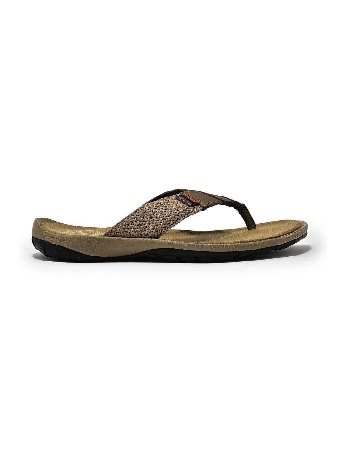Woodland Men Colourblocked Thong Flip-Flops - view 1